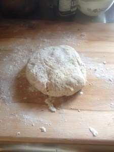 Dough.  Pre-Kneading.